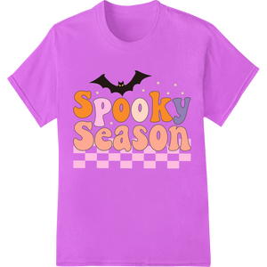 Premium quality custom garment printing on Spooky Season: Playful Halloween DTF Print Heat Transfer