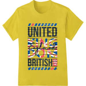 Innovative custom print solutions design on United British Pride: Bold Union Jack Graphic Print