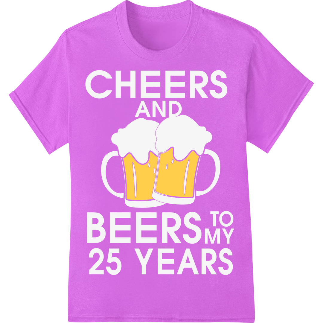 Raise a Toast: Witty Oktoberfest Beer Stein DTF Transfer on purple shirt - SUPERDTF-DTF Prints-DTF Transfers-Custom DTF Prints