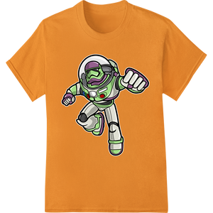 Vibrant durable print transfers print on Cosmic Cartoon Astronaut - Vibrant DTF Print Heat Transfer