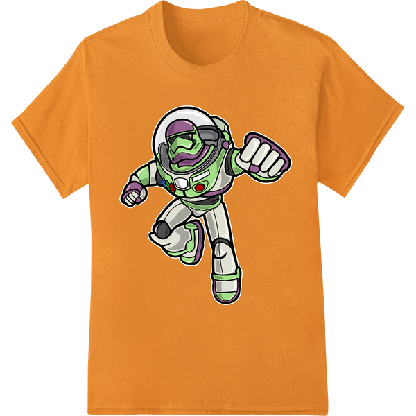 Vibrant durable print transfers print on Cosmic Cartoon Astronaut - Vibrant DTF Print Heat Transfer