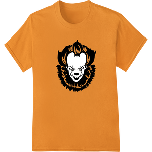 Pennywise Clown Silhouette Halloween Heat Transfer - High-quality custom garment printing