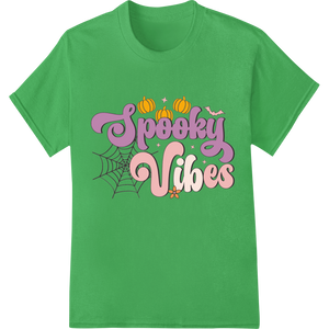 Durable DTF printing service applied to Spooky Vibes: Playful Halloween DTF Print Heat Transfer