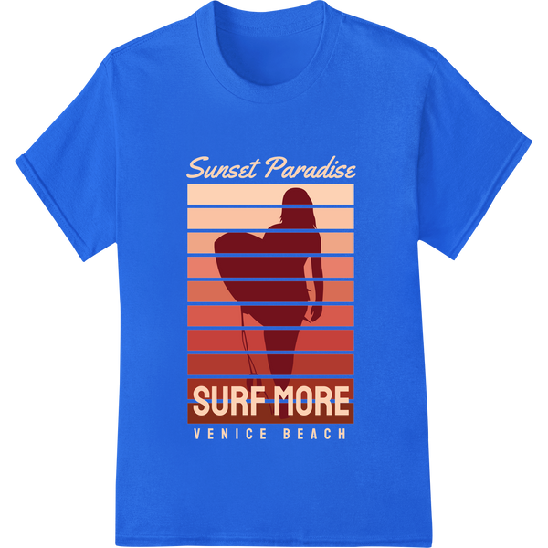 Personalized apparel decoration design for Vintage Surf Vibes: Ride the Waves in Timeless Style