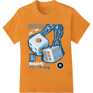 Cutting-edge dtf printer featured on Dice with Destiny: Bold Blue DTF Print Heat Transfer