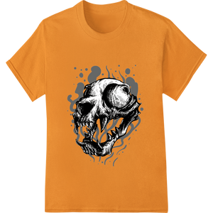 Haunting Skull: Edgy DTF Print for Alternative Fashion enhanced with professional DTF technology