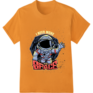 Custom digital printing design - Cosmic Traveler: Bold Astronaut DTF Print | Space Graphic Tee