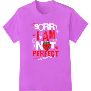 Vibrant digital printing print on I AM PERFECT Valentine's Day Love DTF Print Heat Transfer