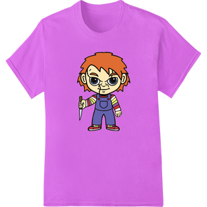 Unique custom t-shirts for Spooky Cute Chucky Cartoon Character Heat Transfer