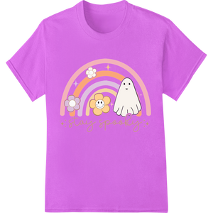 Stay Spooky: Cute Ghost Halloween DTF Print Heat Transfer made with premium custom apparel