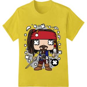 Unique professional DTF printing for Cute Cartoon Pirate Character Kids' DTF Print Transfer