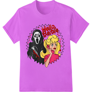 Innovative custom apparel design on Creepy Cartoon: Hello Barbie's Terrifying Halloween Twist