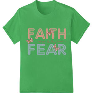 Cutting-edge durable print transfers featured on Faith over Fear: Inspiring Butterfly Silhouette Design