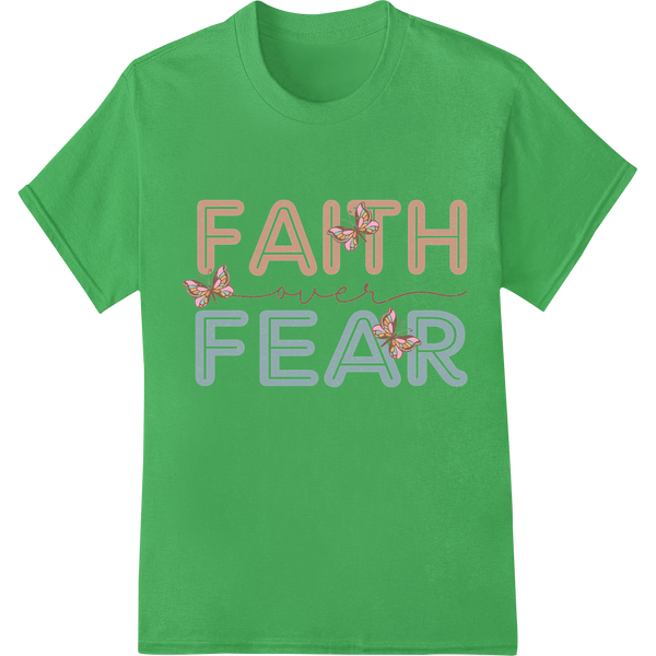 Cutting-edge durable print transfers featured on Faith over Fear: Inspiring Butterfly Silhouette Design