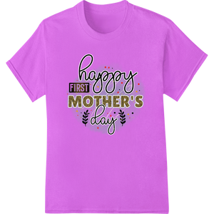 Celebrate Baby's First Mother's Day with Rustic Charm - High-quality bulk t-shirt printing