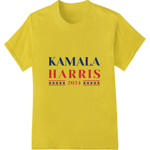 Kamala Harris 2024 Election Campaign DTF Print Transfer showcasing advanced custom merchandise technology