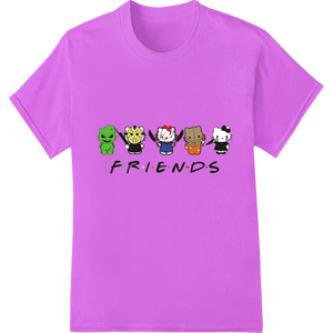 Cute Cartoon Kittens 'FRIENDS' DTF Print Heat Transfer - High-quality print on demand