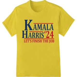 Vibrant custom DTF designs print on Kamala Harris 2024: Bold Support DTF Print Heat Transfer