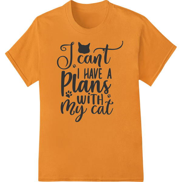 Custom DTF printing technology design - Cat Lovers Unite: Funny Feline Typography Design