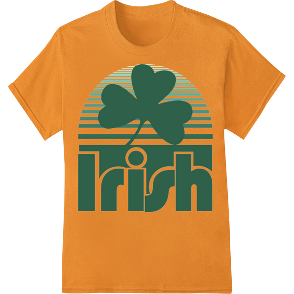 Bold Shamrock St. Patrick's Day DTF Print Heat Transfer enhanced with professional DTF technology