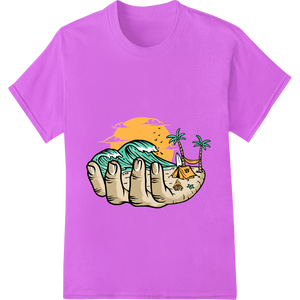 Innovative apparel decoration design on Handy Beach Paradise: Summer's Calling