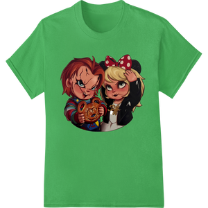 Creepy Doll Duo: Eerie Sisters DTF Print Heat Transfer - High-quality custom print solutions