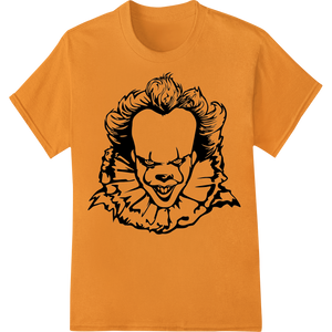 Personalized t shirt prints design for Sinister Clown Face - Creepy Halloween DTF Print Transfer