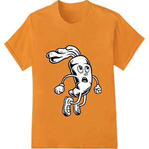 Vibrant DTF printing technology print on Spooky Squid Cartoon Heat Transfer - Halloween Fun