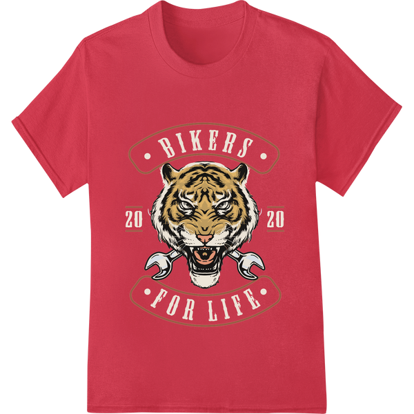 Fierce Tiger Motorcycle Club Emblem - Hawkins Garage Lives enhanced with professional DTF prints