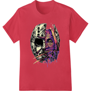 Expert apparel decoration craftsmanship on Surreal Horror Creature Abstract DTF Print Heat Transfer