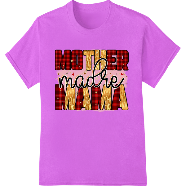 Celebrate Mom: Heartfelt Mother's Day Heat Transfer made with premium digital printing