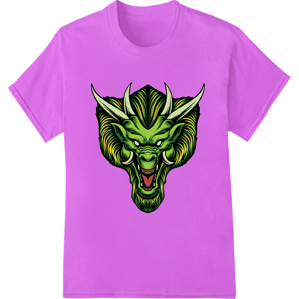 Innovative custom DTF designs design on Fierce Green Dragon Monster DTF Print Heat Transfer