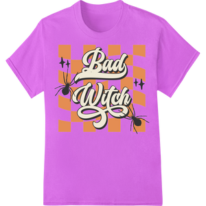 Innovative heat transfer design on Wicked Style: 'Bad Witch' Halloween DTF Print Heat Transfer