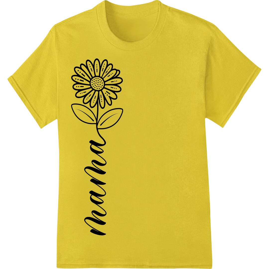 Delicate Daisy: Timeless Elegance for Your Spring Designs on yellow shirt - SUPERDTF-DTF Prints-DTF Transfers-Custom DTF Prints