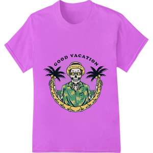 Unique innovative apparel printing for Tropical Skull Getaway: Your Ultimate Vacation Companion