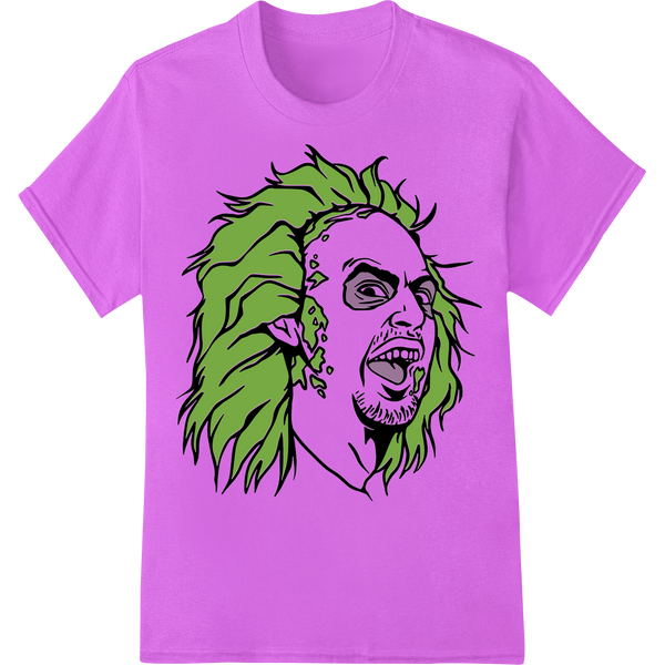 Screaming zombie face design suitable for heat transfer and direct-to-film (DTF) printing on t-shirts, apparel, and more.