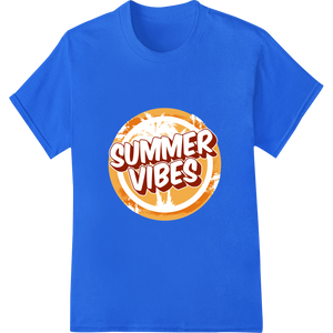 Unique DTF technology for Vintage Summer Vibes: Sunny Heat Transfer Design