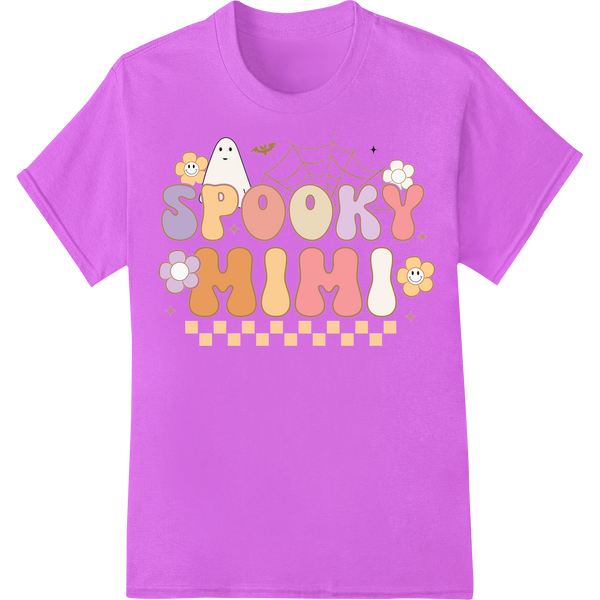 Personalized DTF print shop design for Adorable Kawaii Halloween "SPOOKY MIMI" Heat Transfer Design