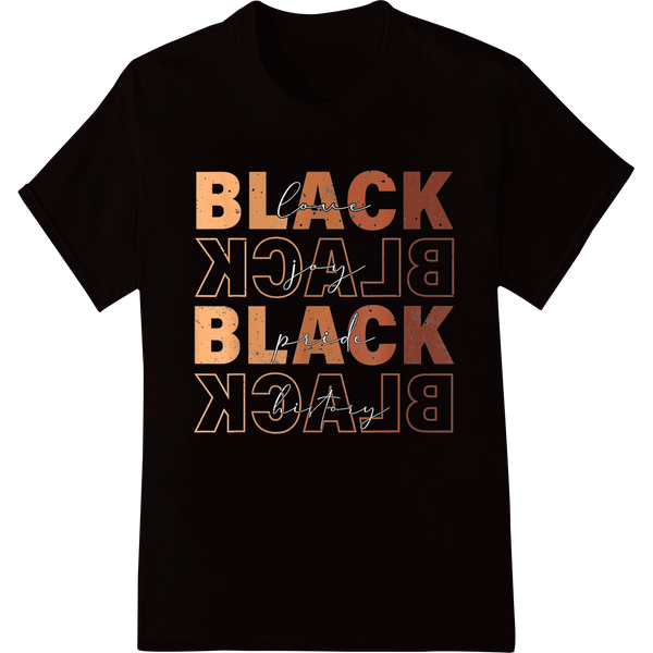 Powerful Black Back Typography Design for Black History on black shirt - SUPERDTF-DTF Prints-DTF Transfers-Custom DTF Prints