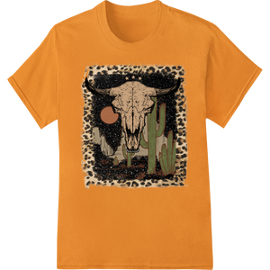 Innovative DTF technology design on Surreal Skull Desert DTF Print Heat Transfer | Super DTF