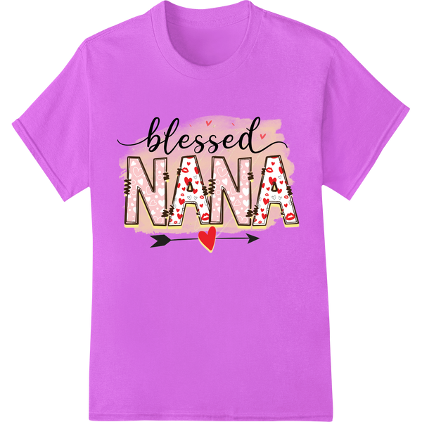 Blessed Nana: Heartwarming Mother's Day DTF Print Transfer with custom DTF transfers artwork