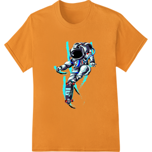 Innovative garment printing design on Cosmic Explorer: Bold Astronaut Vector for DTF Transfers