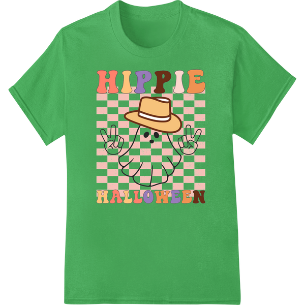 Cutting-edge bulk t-shirt printing featured on Hippie Ghost: Peaceful Halloween Vibes