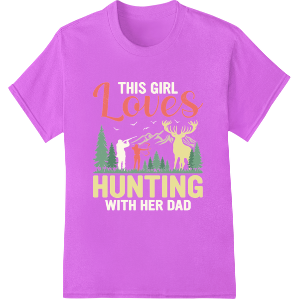 Embrace the Thrill of the Hunt with This Stunning DTF Print on purple shirt - SUPERDTF-DTF Prints-DTF Transfers-Custom DTF Prints