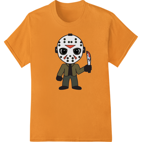 Cute Horror Cartoon Character - Halloween DTF Print on orange shirt - SUPERDTF-DTF Prints-DTF Transfers-Custom DTF Prints