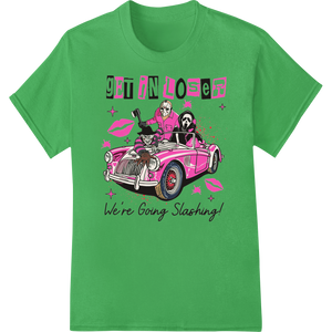 Unique bulk t-shirt printing for Gettin' Loser Retro Gals Convertible Joy Ride Slashing