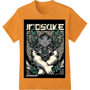 Personalized custom print solutions design for Inosuke: Demon Slayer's Wild Boar Warrior