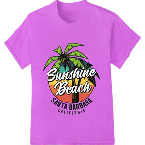 Sunshine Beach: Embrace the Endless Summer Vibes showcasing advanced DTF heat transfers technology