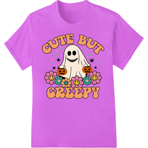 Cute But Creepy: Adorable Ghost Halloween DTF Print showcasing advanced innovative apparel printing technology