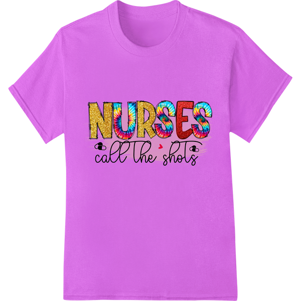 Unique DTF printing technology for NURSES call the shots: Colorful Typography Nurses Day